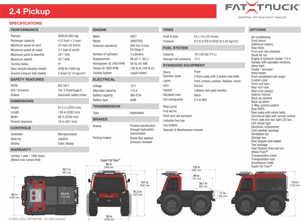 Fat Truck Dealer Ontario 2.4p